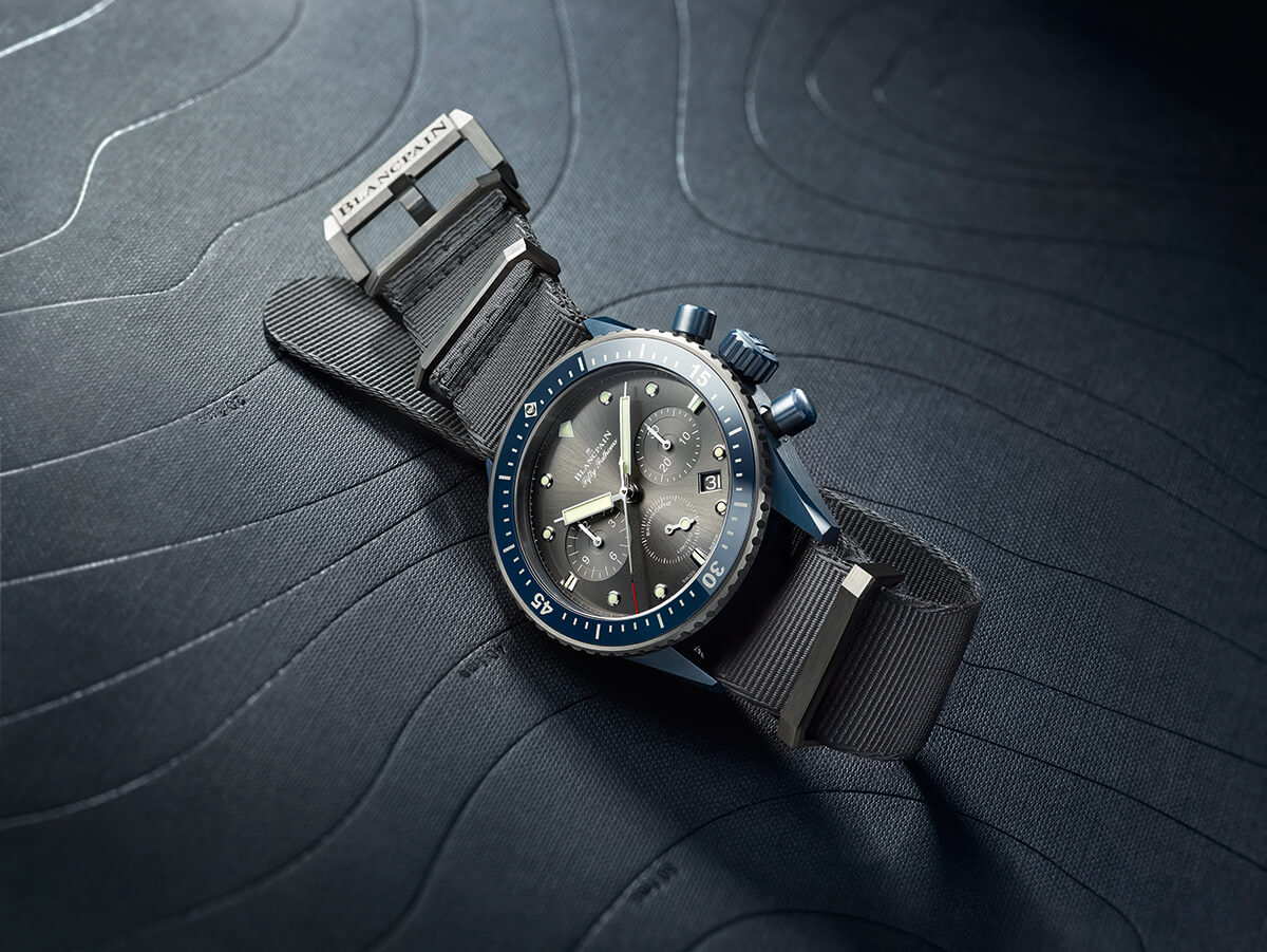 Bathyscaphe Chronographe Flyback Blancpain Ocean Commitment II.